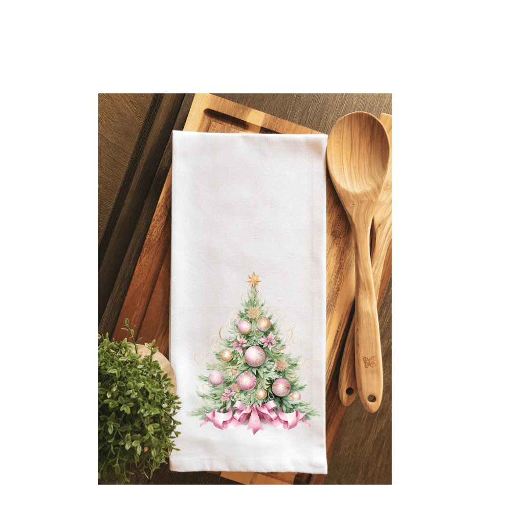 Loveshack Fancy Inspired Christmas Tree Tea Towel - Persnickety Shop