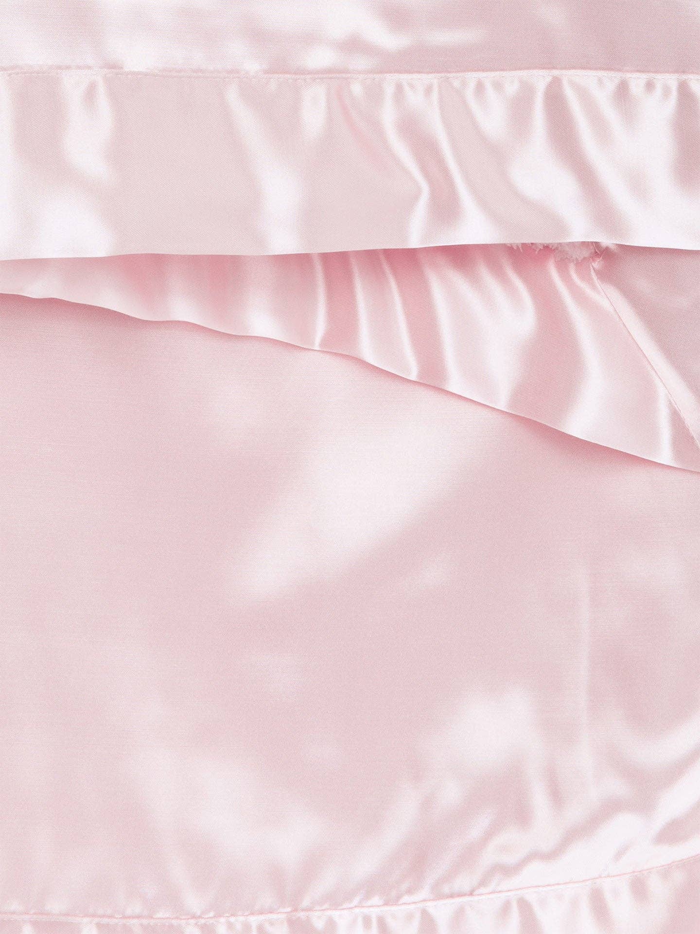 Chenille Satin™ Baby Blanket: Blue