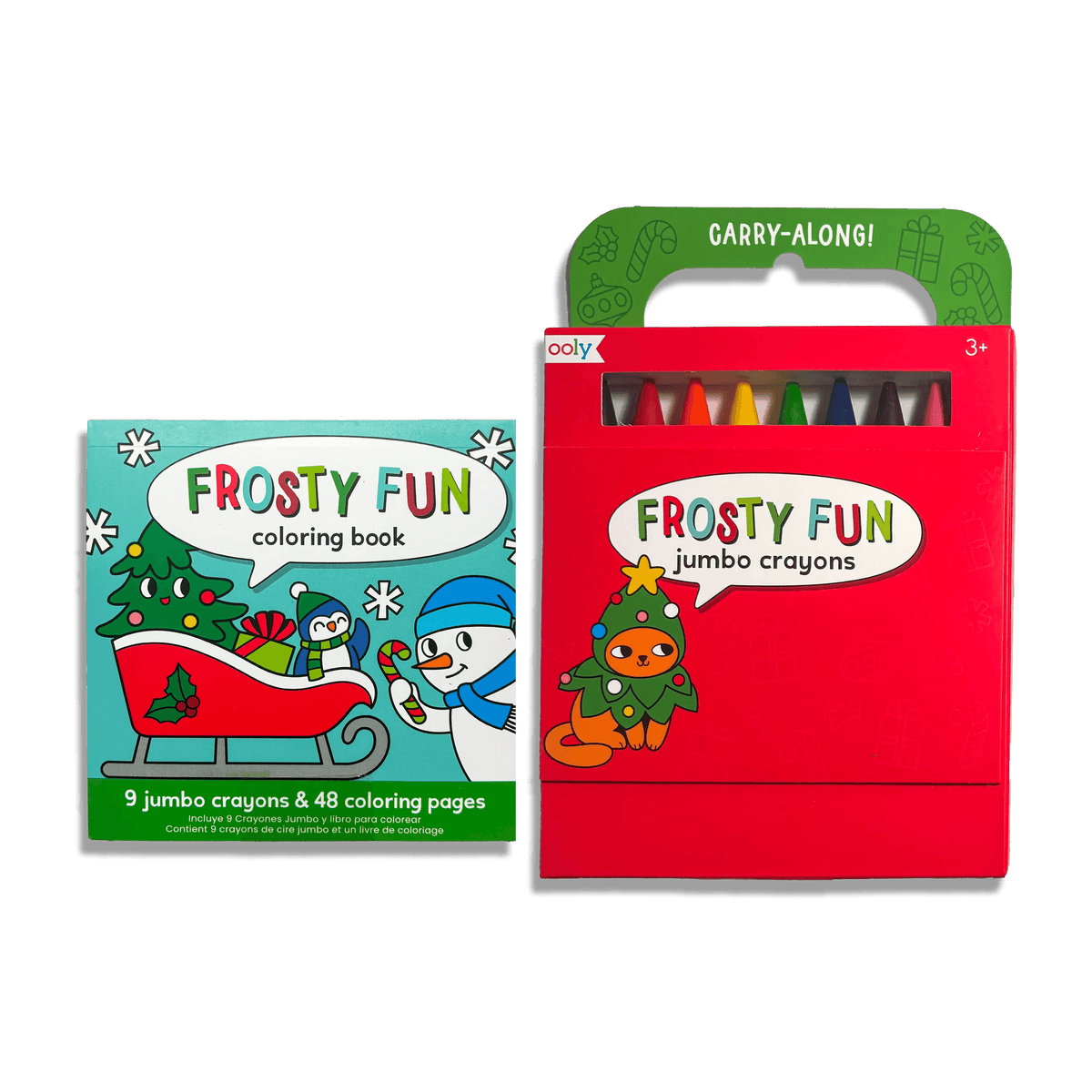 Ooly Carry-Along Coloring Book Set - Frosty Fun