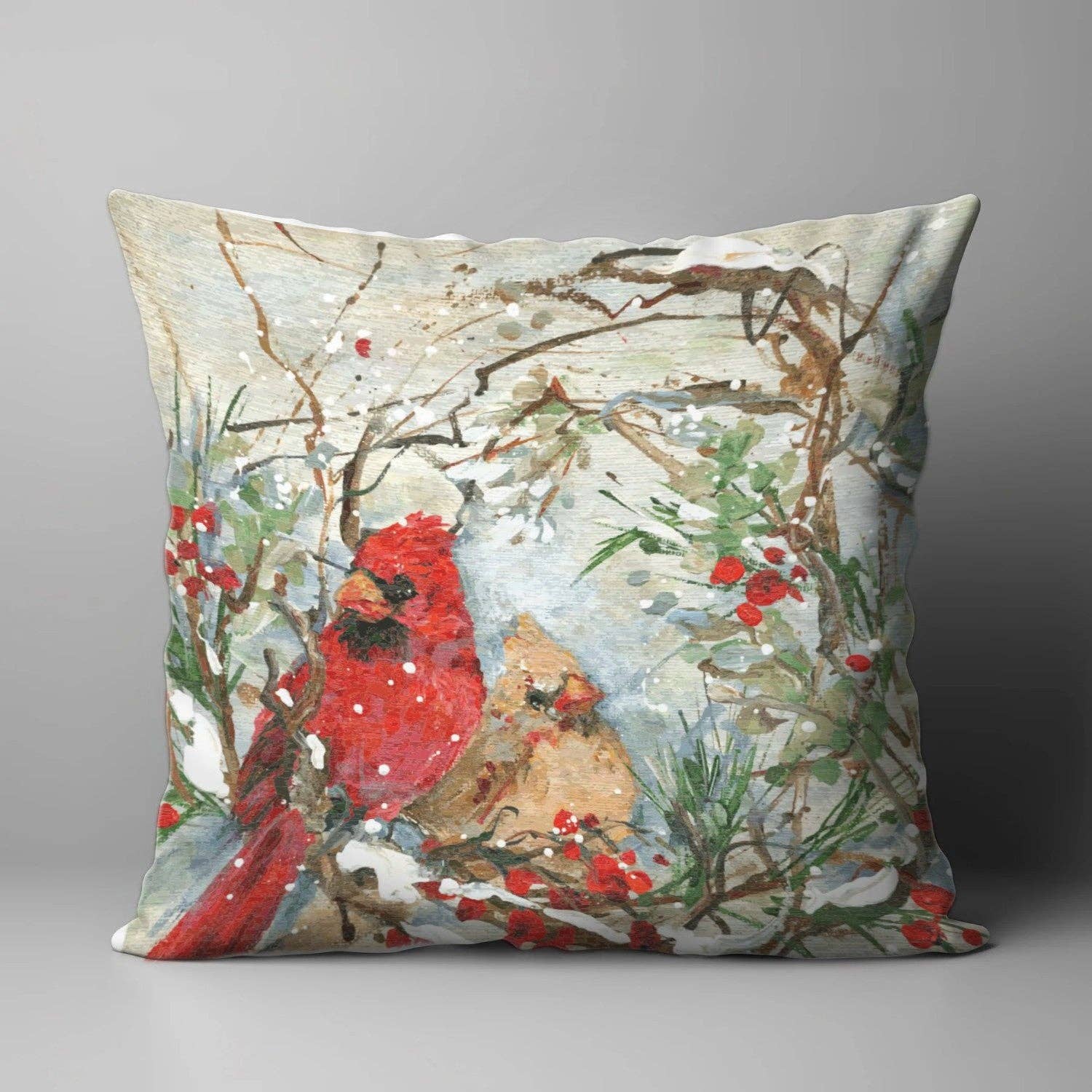 ROZIE'S WINTER PAIR PILLOW: 18" - Persnickety Shop