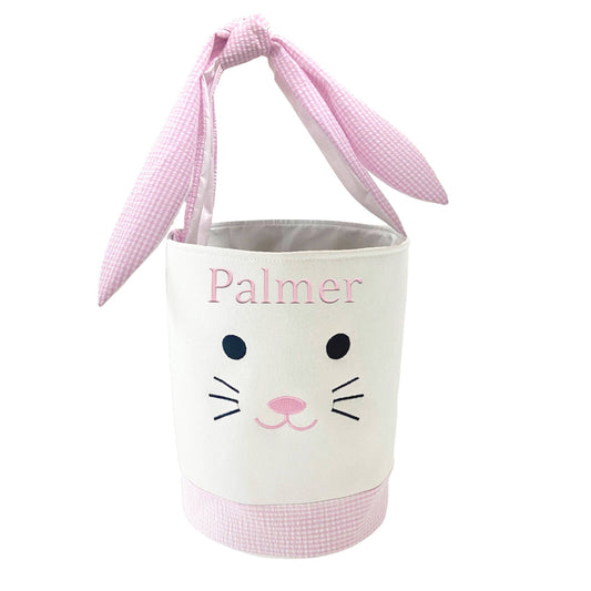 Easter Bunny Basket, Pink - Persnickety Shop