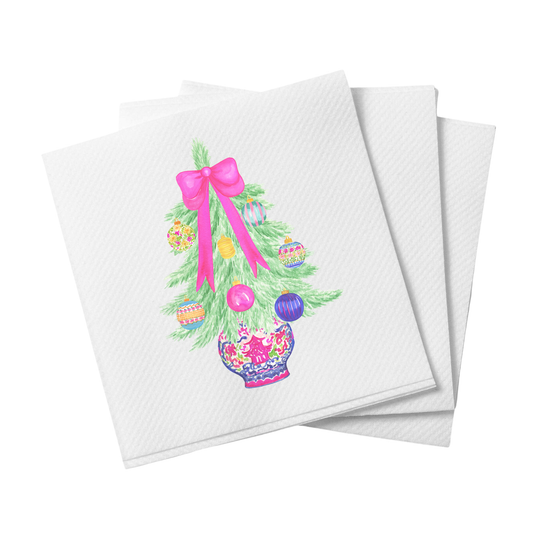 Merry & Bright Christmas Cocktail Napkins | Set of 20