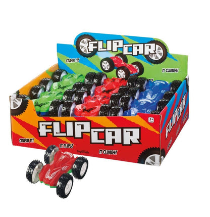 Flip Car, Friction Pull-Back, Action Packed, Indoor/Outdoor