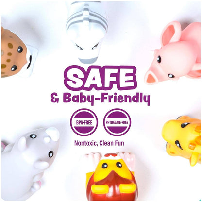 Tub Works® Savanna™ Mold Free Bath Toys, 6 Pack
