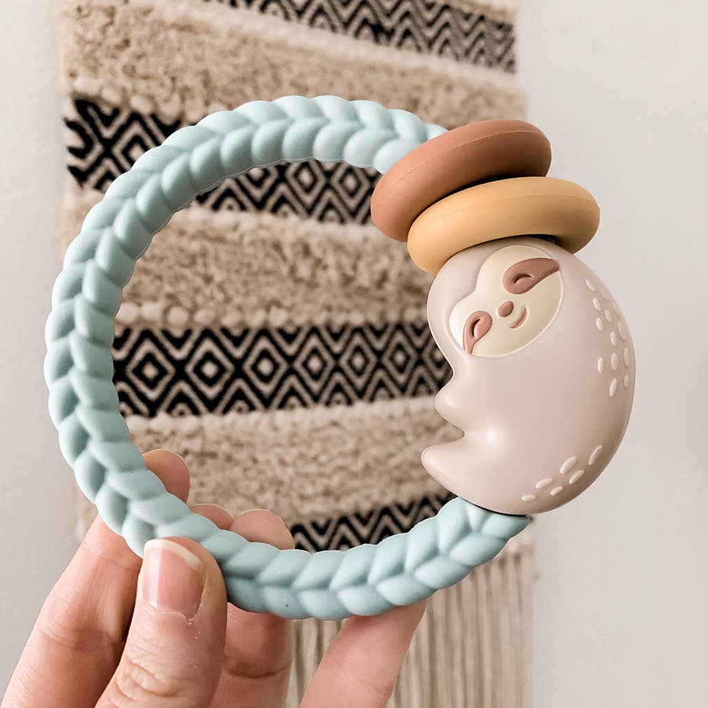 Ritzy Rattle™ Silicone Teether Rattles: Fox