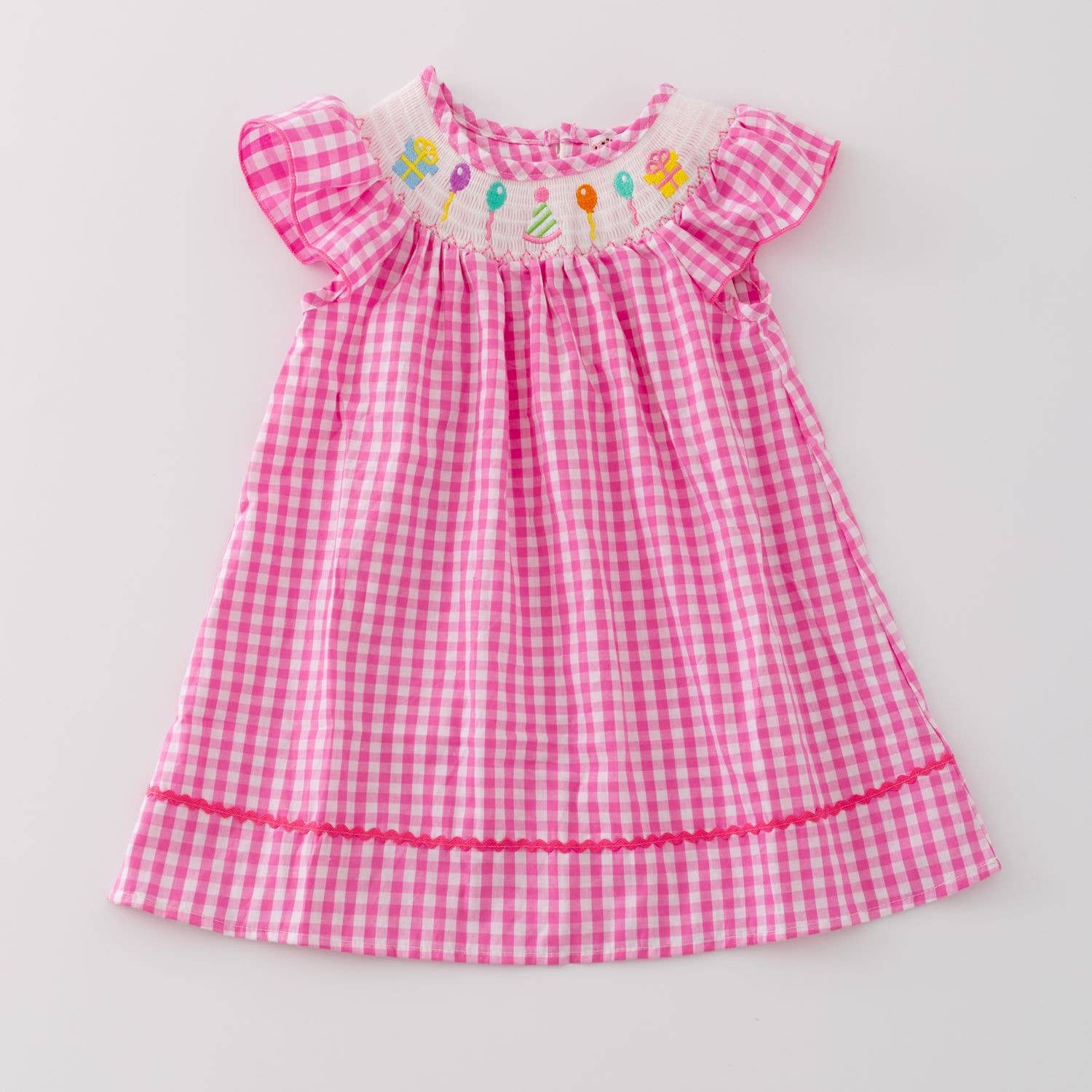 Party Smocked Girls Dress Birthday