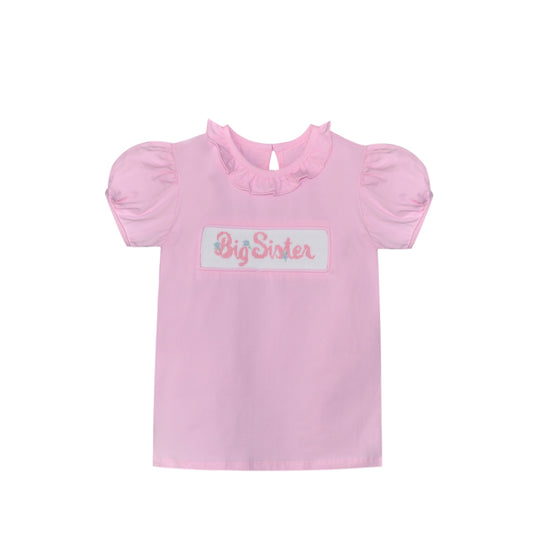 Light Pink Big Sister T-Shirt - Persnickety Shop