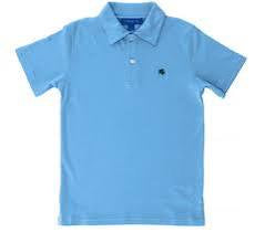 J. Bailey Short Sleeve Polo - Bayberry - Persnickety Shop