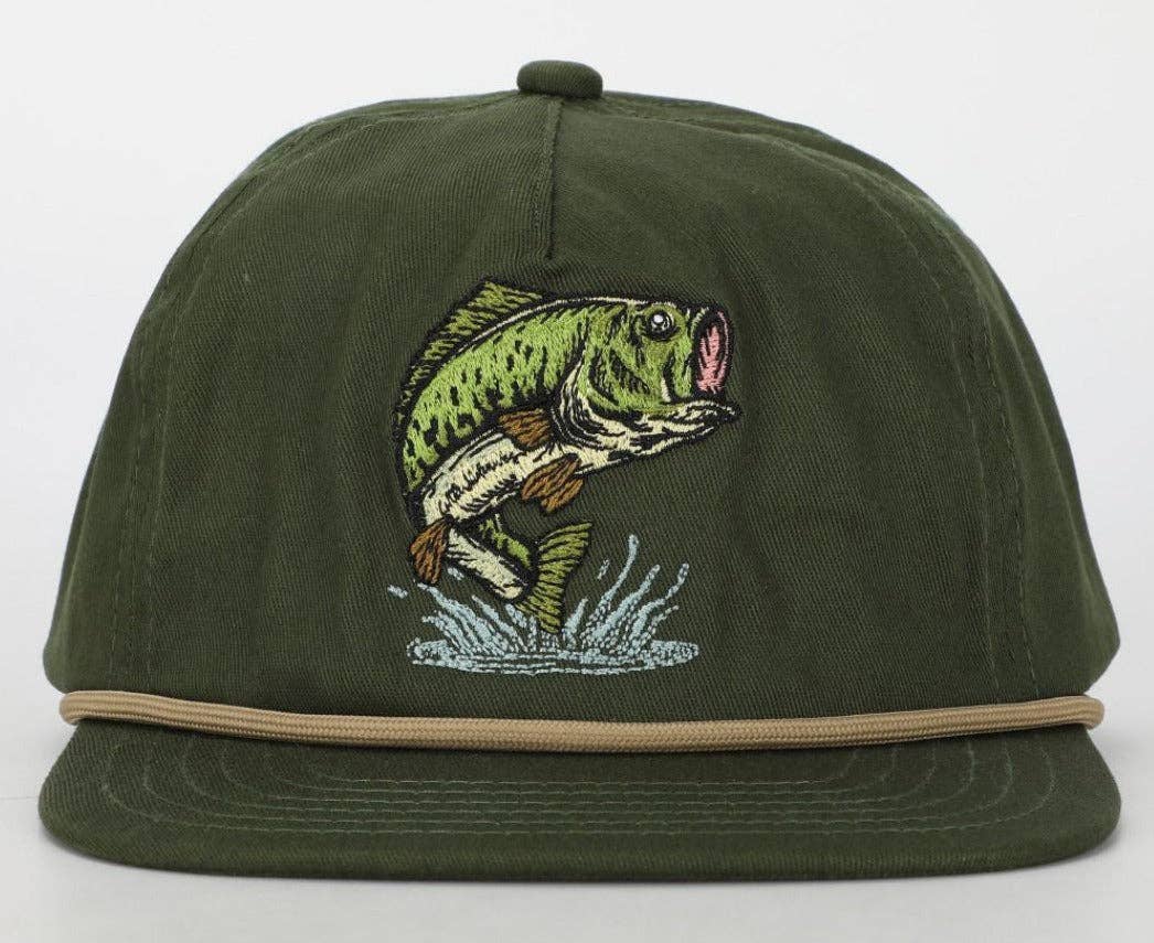 Bass Snapback Rope Hat - Persnickety Shop
