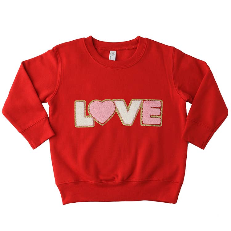 Chenille Lovey Sweatshirt