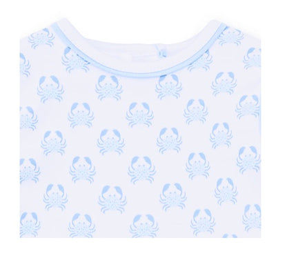 MAGNOLIA BABY Little Crawlers Print Bubble - Light Blue - Persnickety Shop