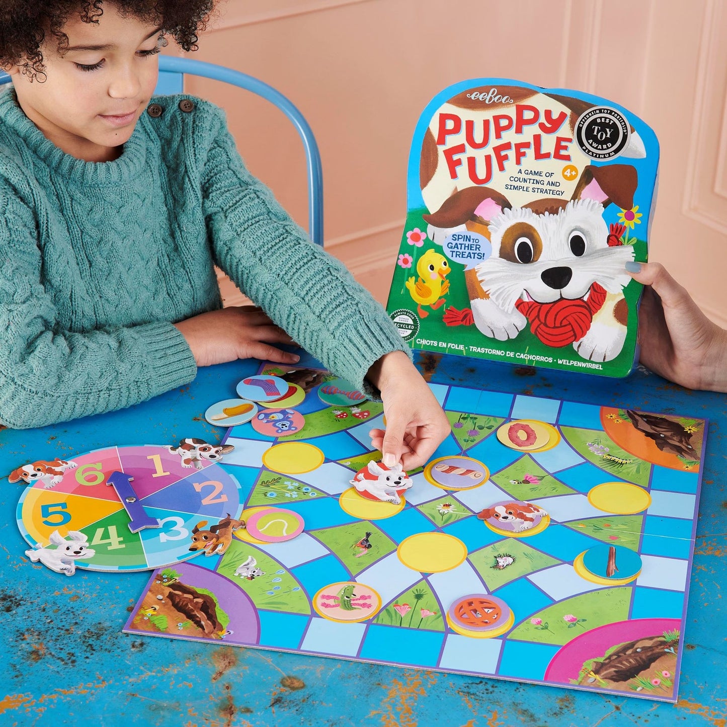 Eeboo Puppy Fuffle Shaped Board Game - Persnickety Shop