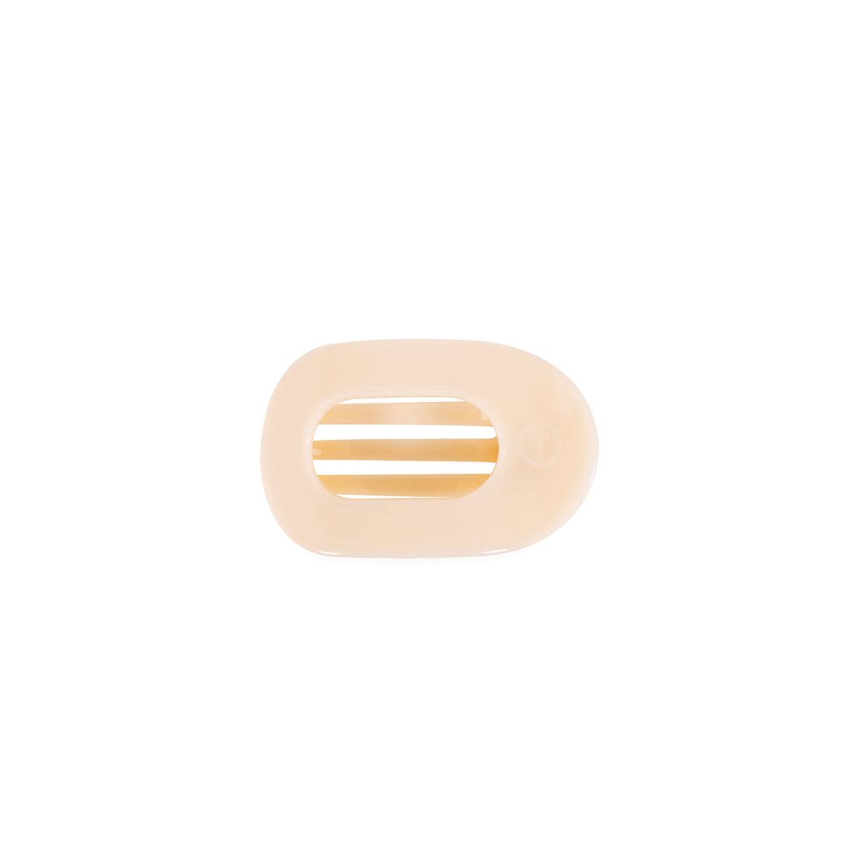 Almond Beige | Tiny | Flat Round Clip
