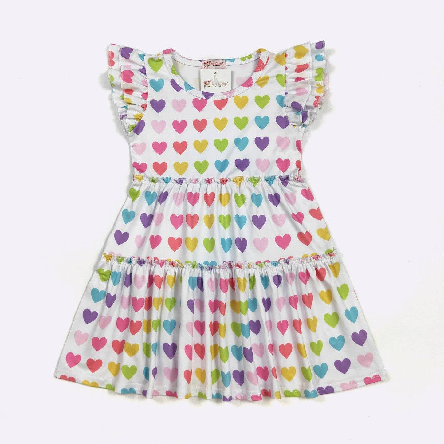 Bright Hearted Girls Dress Valentine