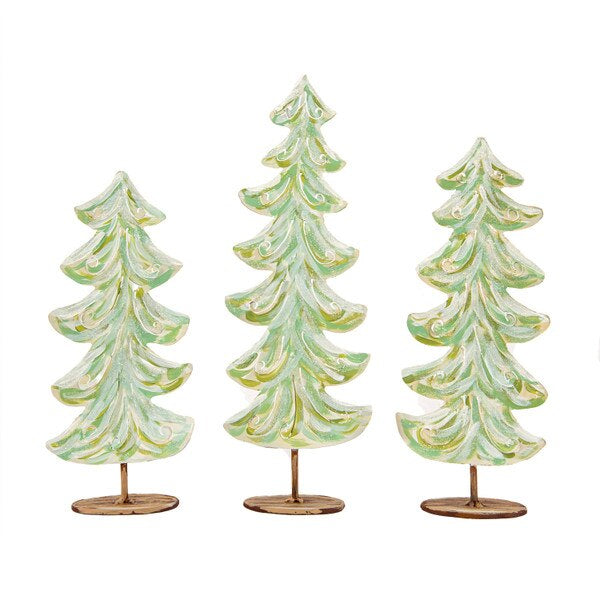 The Round Top Cottage Trees Medium Set Of 3 - Persnickety Shop