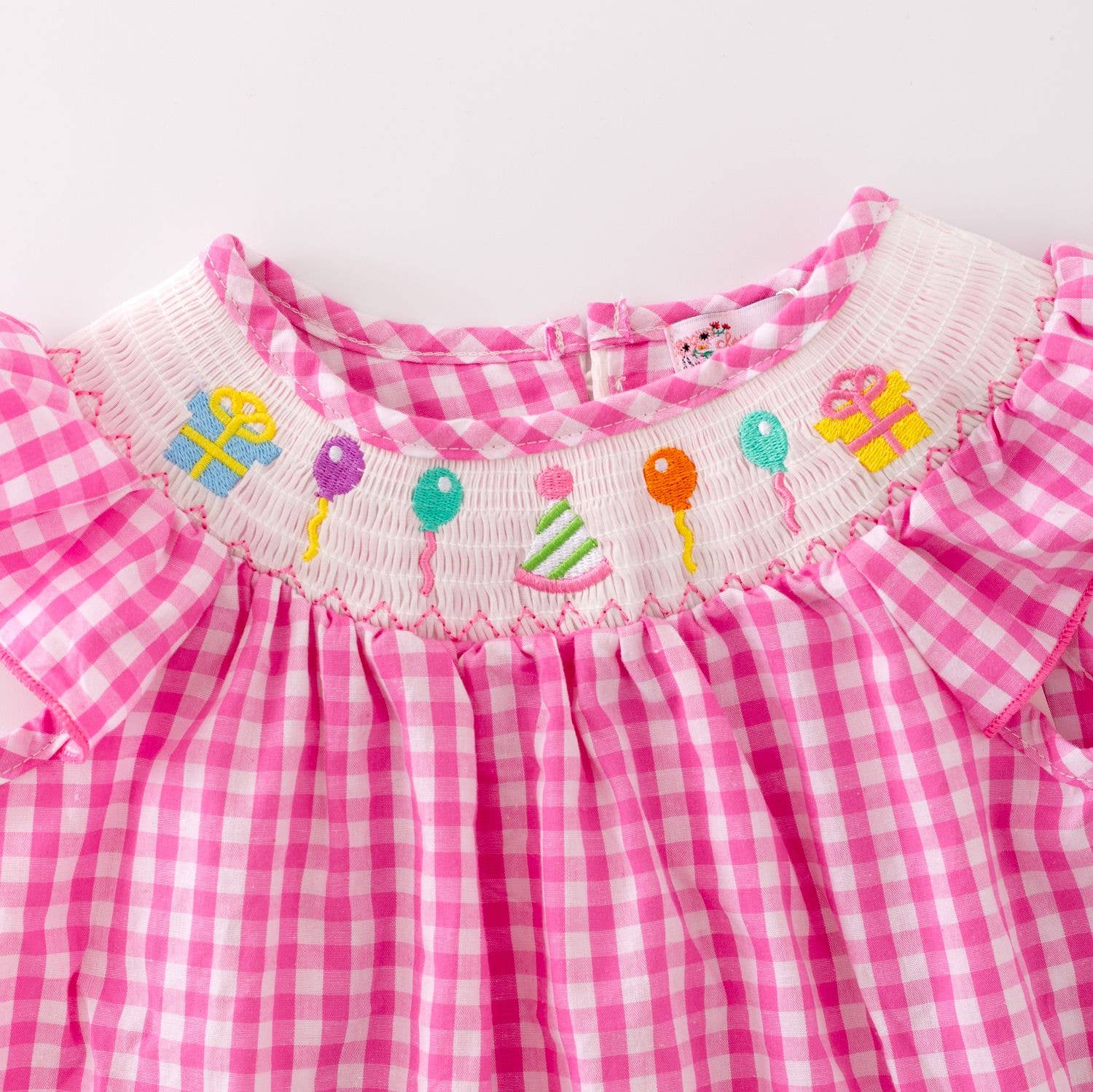 Party Smocked Girls Dress Birthday