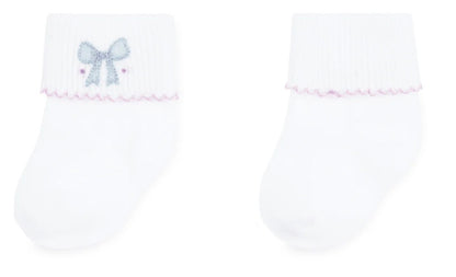 Magnolia Baby Evelyn's Classics Hand-Embroidered Socks - Persnickety Shop