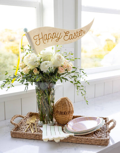 EPS1115 - Happy Easter Felt Pennant - Persnickety Shop