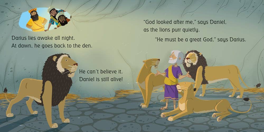 Daniel in the Lions' Den board book