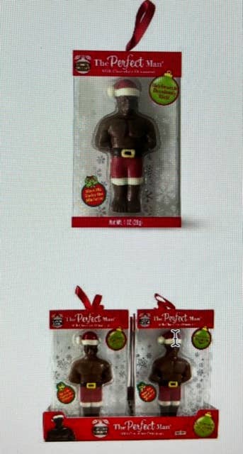 Holiday Ornament Perfect Man chocolate - Persnickety Shop