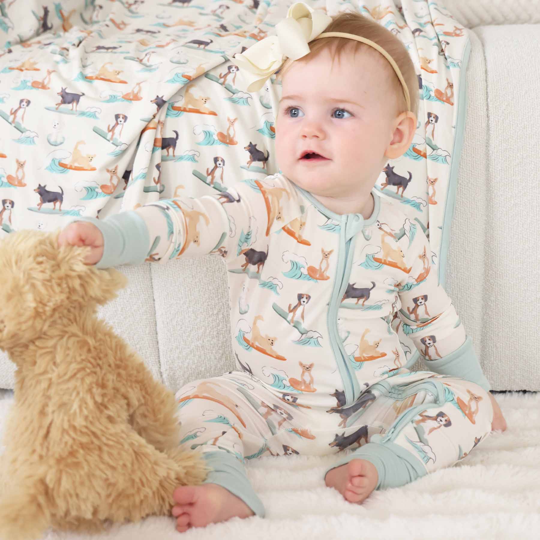 Paddle Pups Convertible Zip Romper: 12-18 months - Persnickety Shop