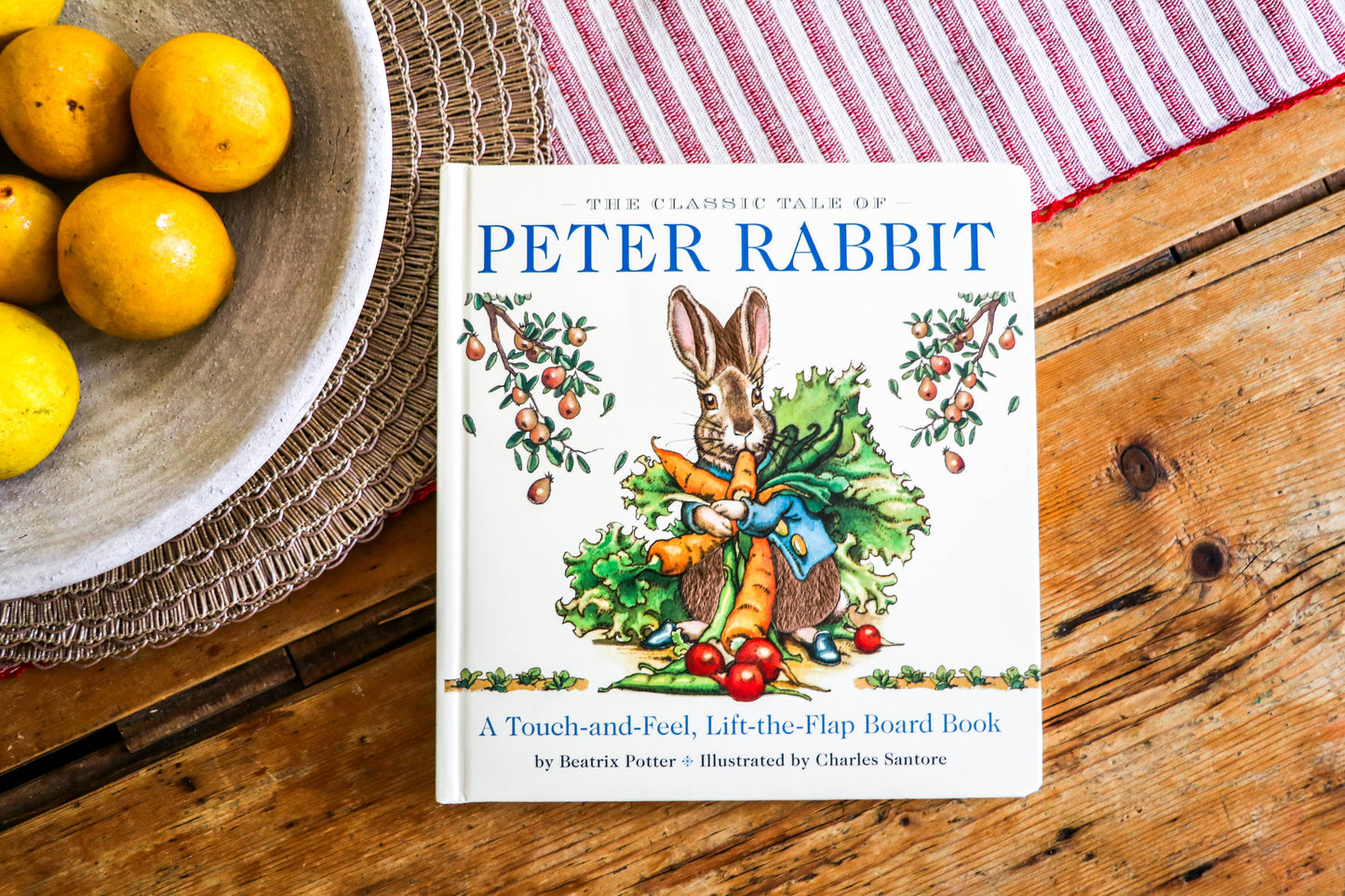 The Classic Tale of Peter Rabbit Touch and Feel Board Book - Persnickety Shop