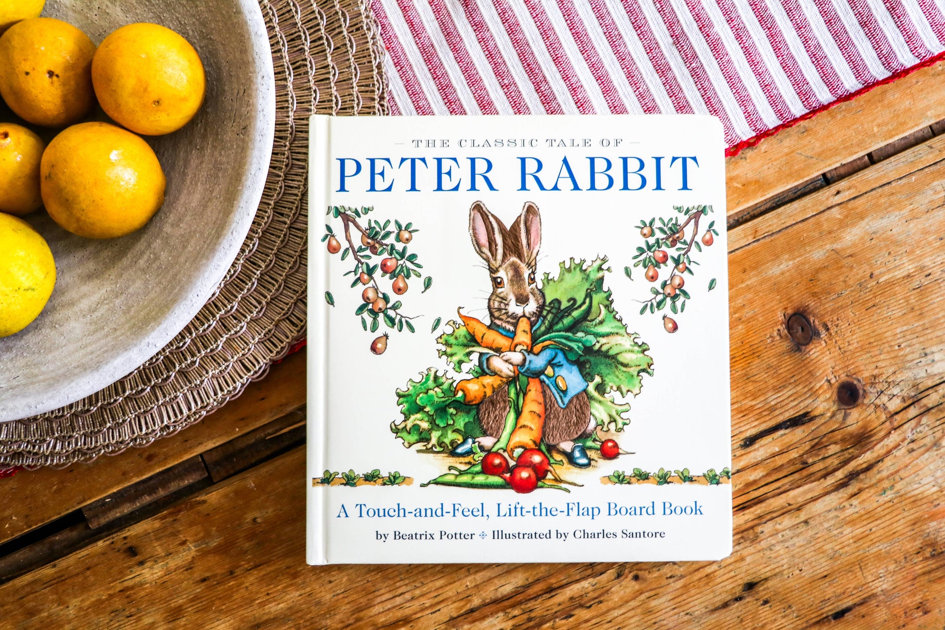 The Classic Tale of Peter Rabbit Touch and Feel Board Book - Persnickety Shop