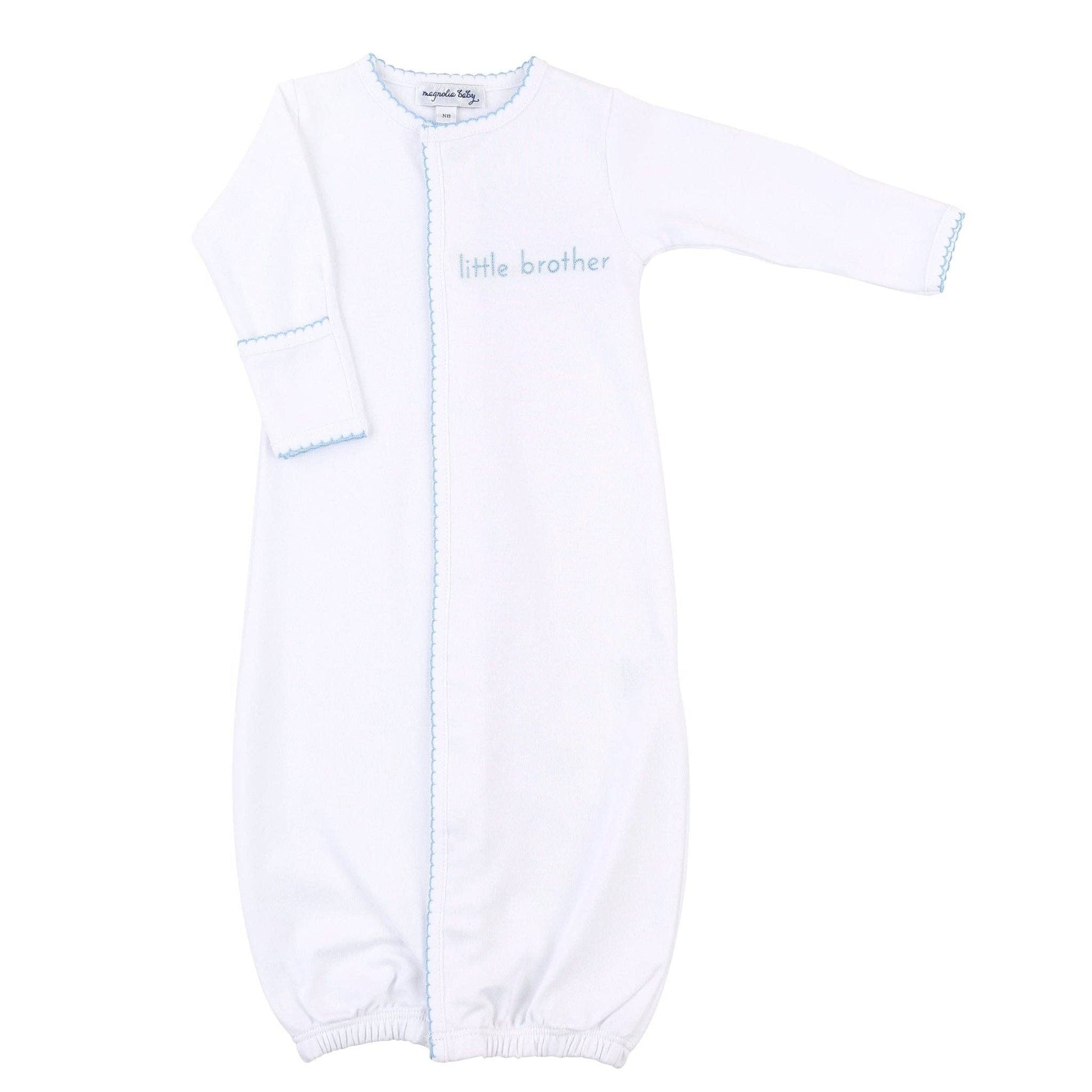 Little Brother Embroidered Converter: 3 Months - Persnickety Shop