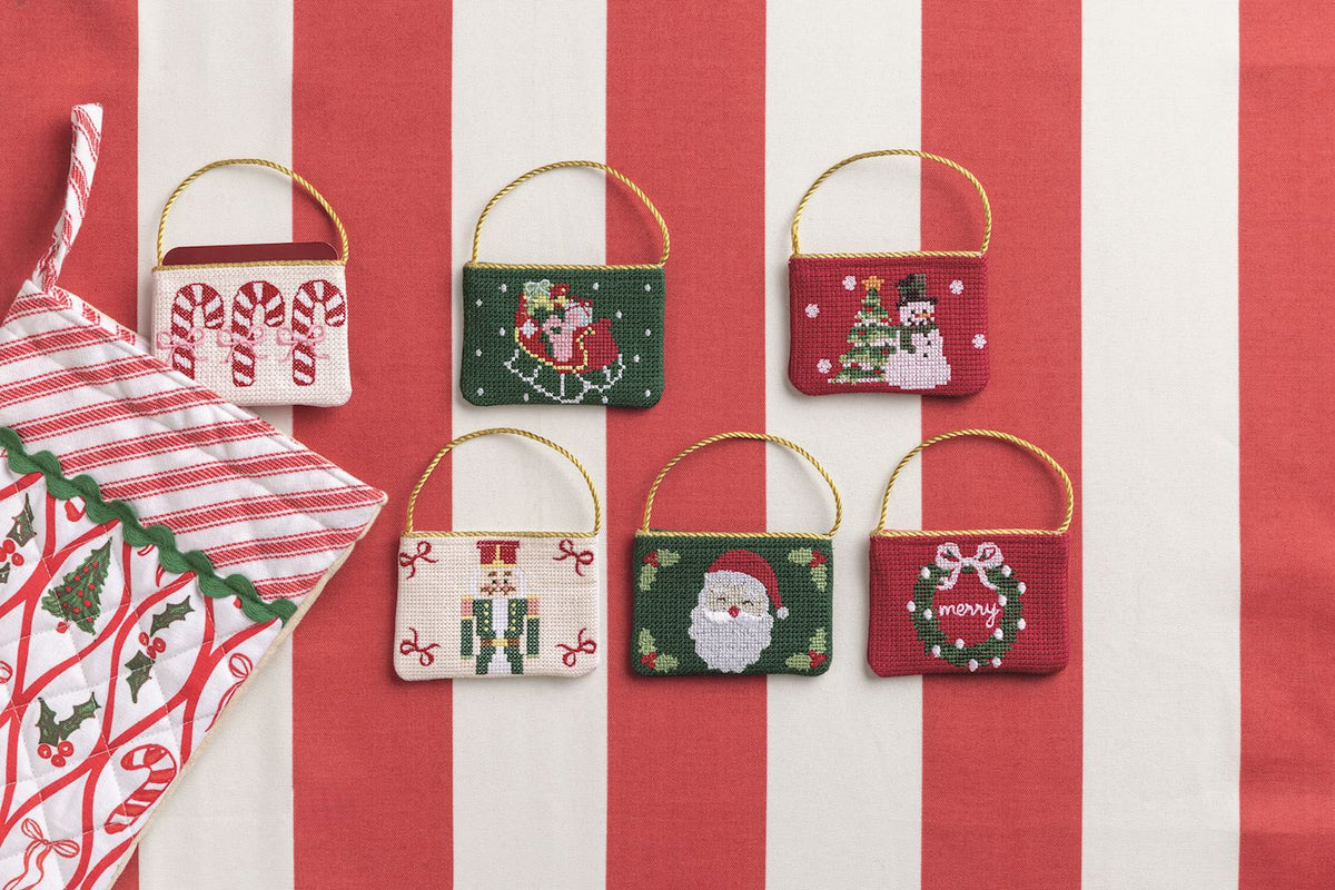 Mud Pie Snowman Needlepoint Gift Card Pouch