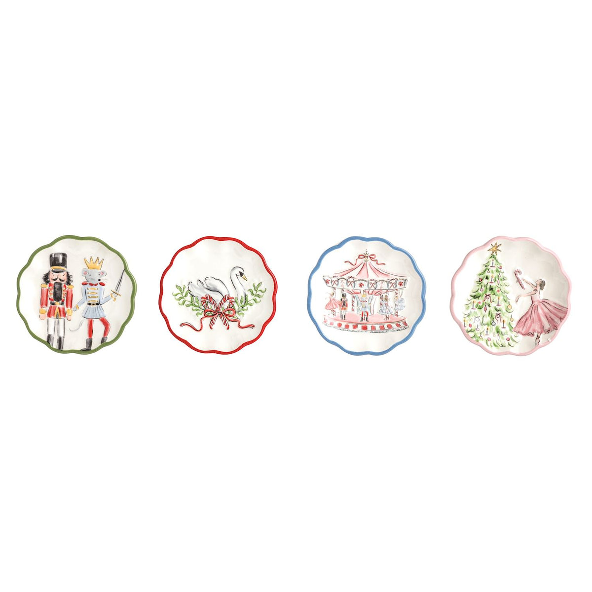 Mud Pie Nutcracker Carousel Tidbit/Jewelry Plate