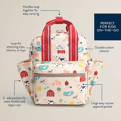 Itzy Bitzy Backpack: Strawberries & Cream