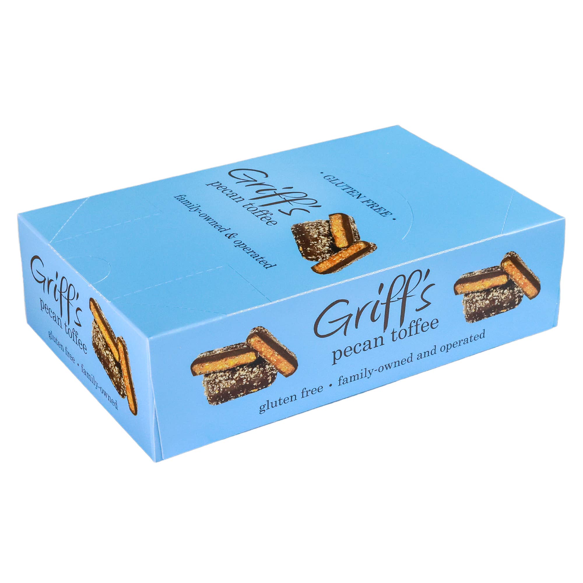 Griff's Pecan Toffee - 1oz Dark Chocolate Toffee - Persnickety Shop