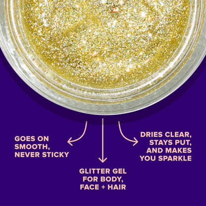 Original Glitter Gel | Bling-Gold | Body Glitter | Shimmer