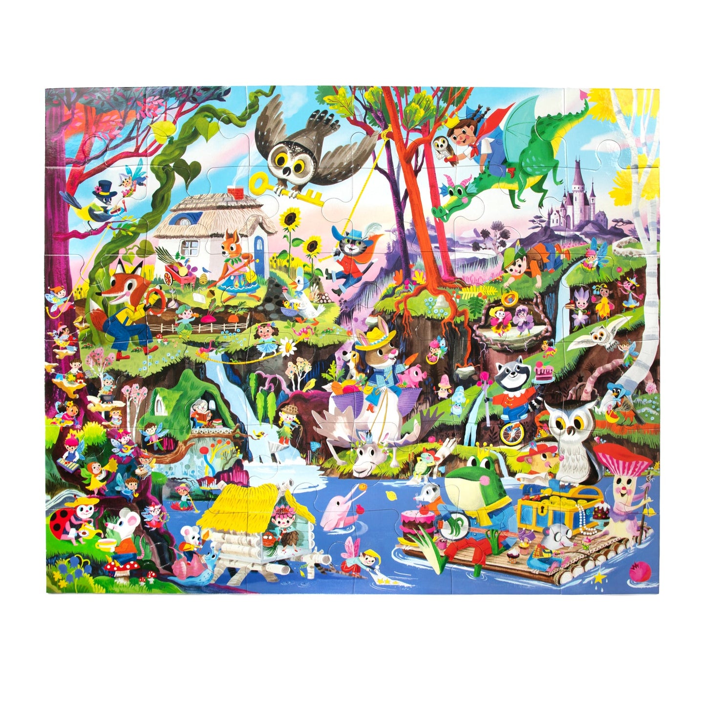 Eeboo Fairies & Tales 36 Piece Giant Puzzle - Persnickety Shop
