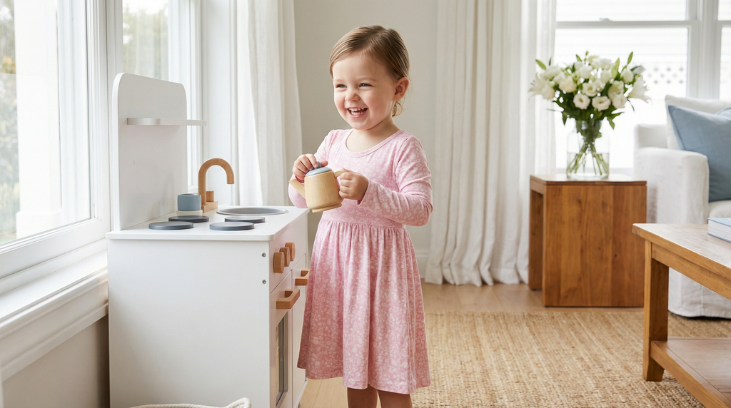 Petite Fleur Bamboo Twirl Dress