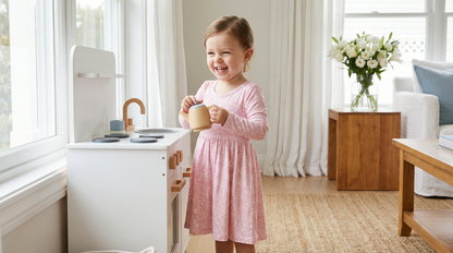 Petite Fleur Bamboo Twirl Dress