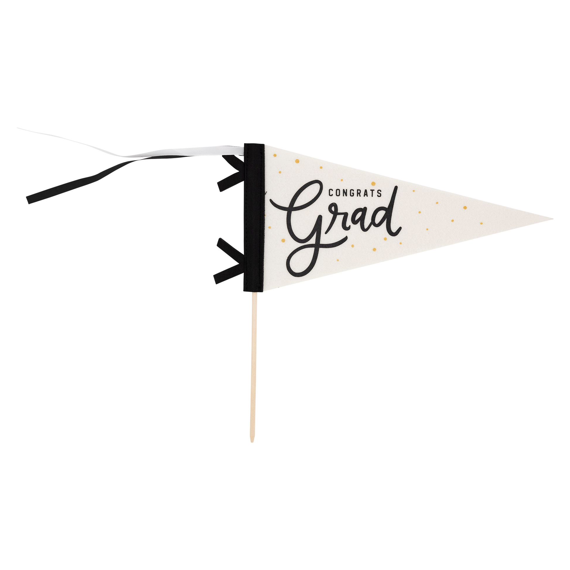 PLHB123 - Congrats Grad Felt Pennant Banner - Persnickety Shop
