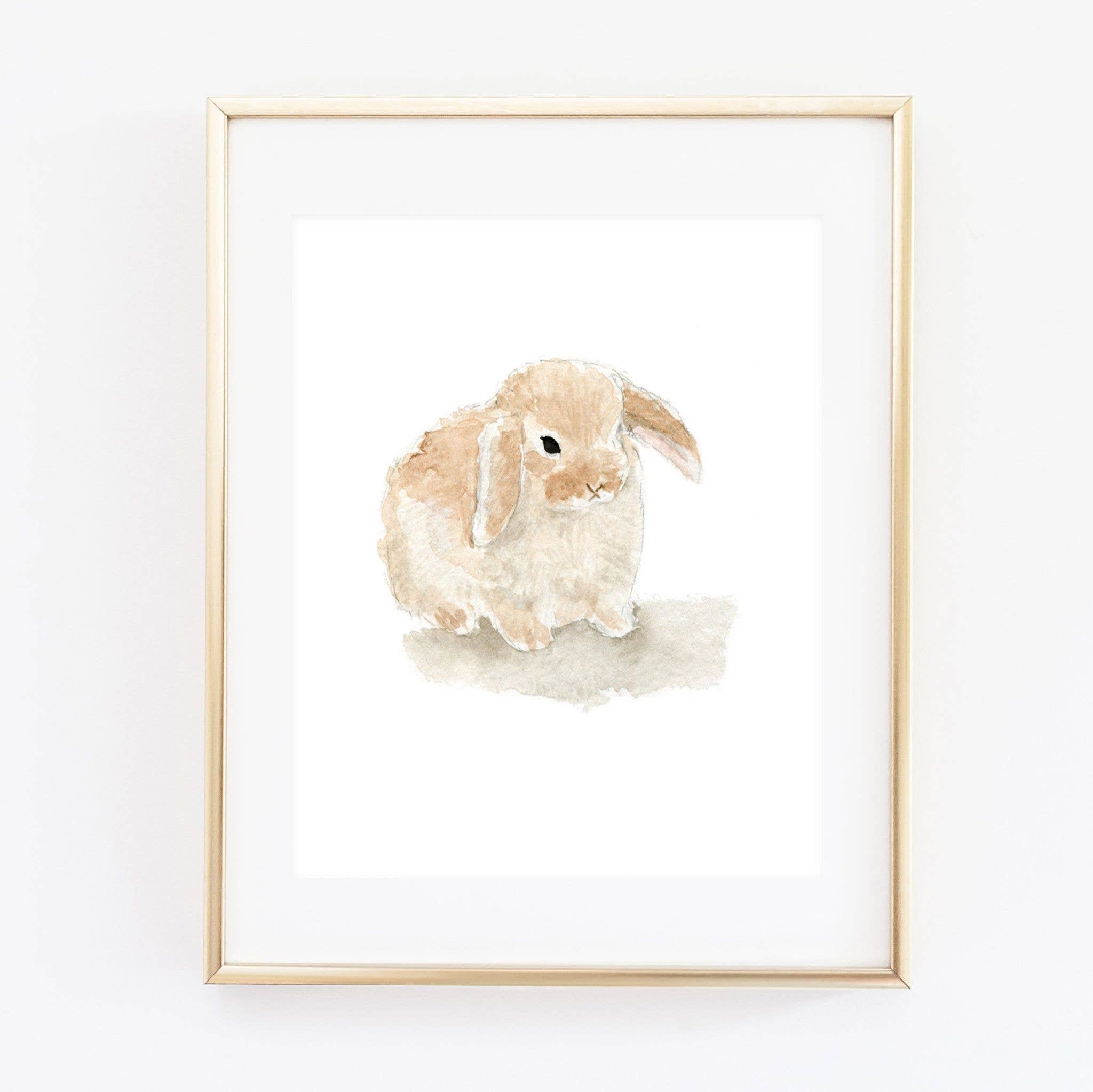 Emily Lex Bunny art print