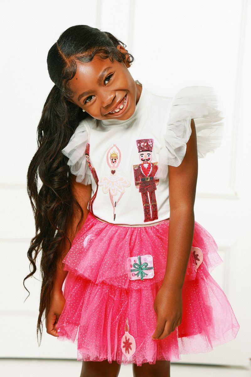 Nutcracker and Ballerina Patched Top - Persnickety Shop