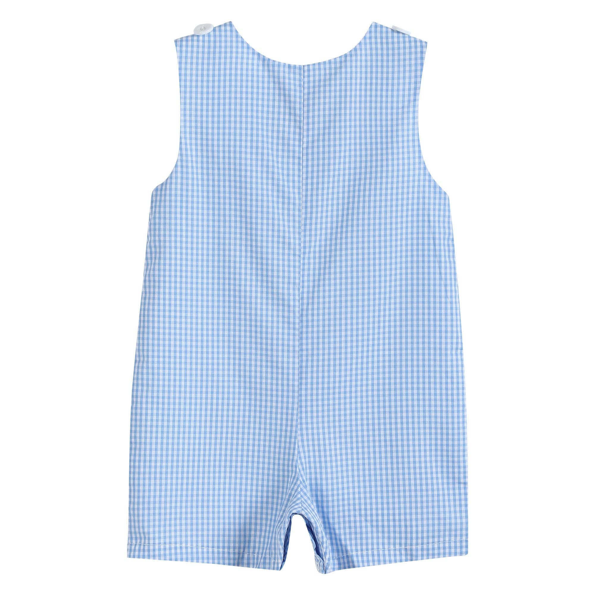 Blue Gingham Golf Hole Shortall Jon Jon