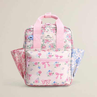 Itzy Bitzy Backpack: Ribbons + Roses