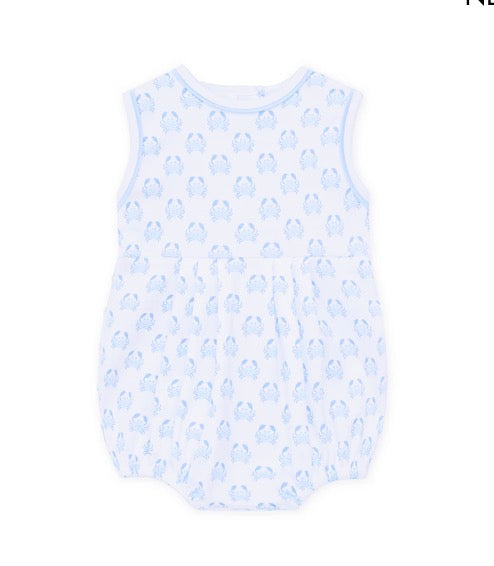 MAGNOLIA BABY Little Crawlers Print Bubble - Light Blue - Persnickety Shop