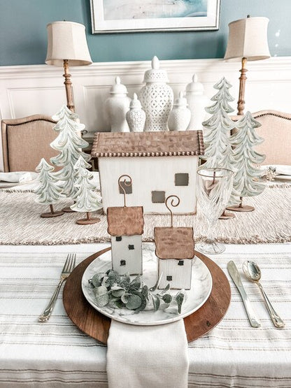 The Round Top Cottage Trees Medium Set Of 3 - Persnickety Shop