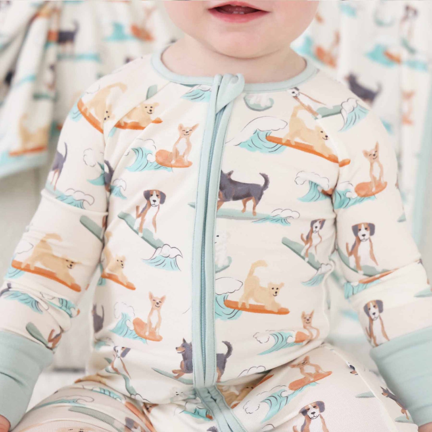 Paddle Pups Convertible Zip Romper: 12-18 months - Persnickety Shop