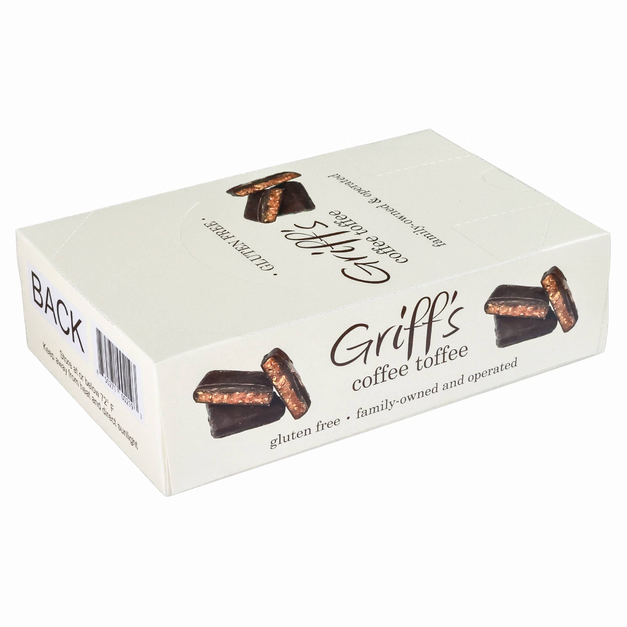 Griff's Coffee Toffee - 1oz Dark Chocolate Toffee - Persnickety Shop