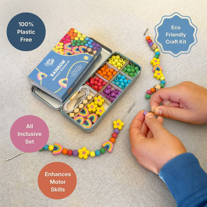 Cotton Twist Rainbow Bracelet Bead Kit