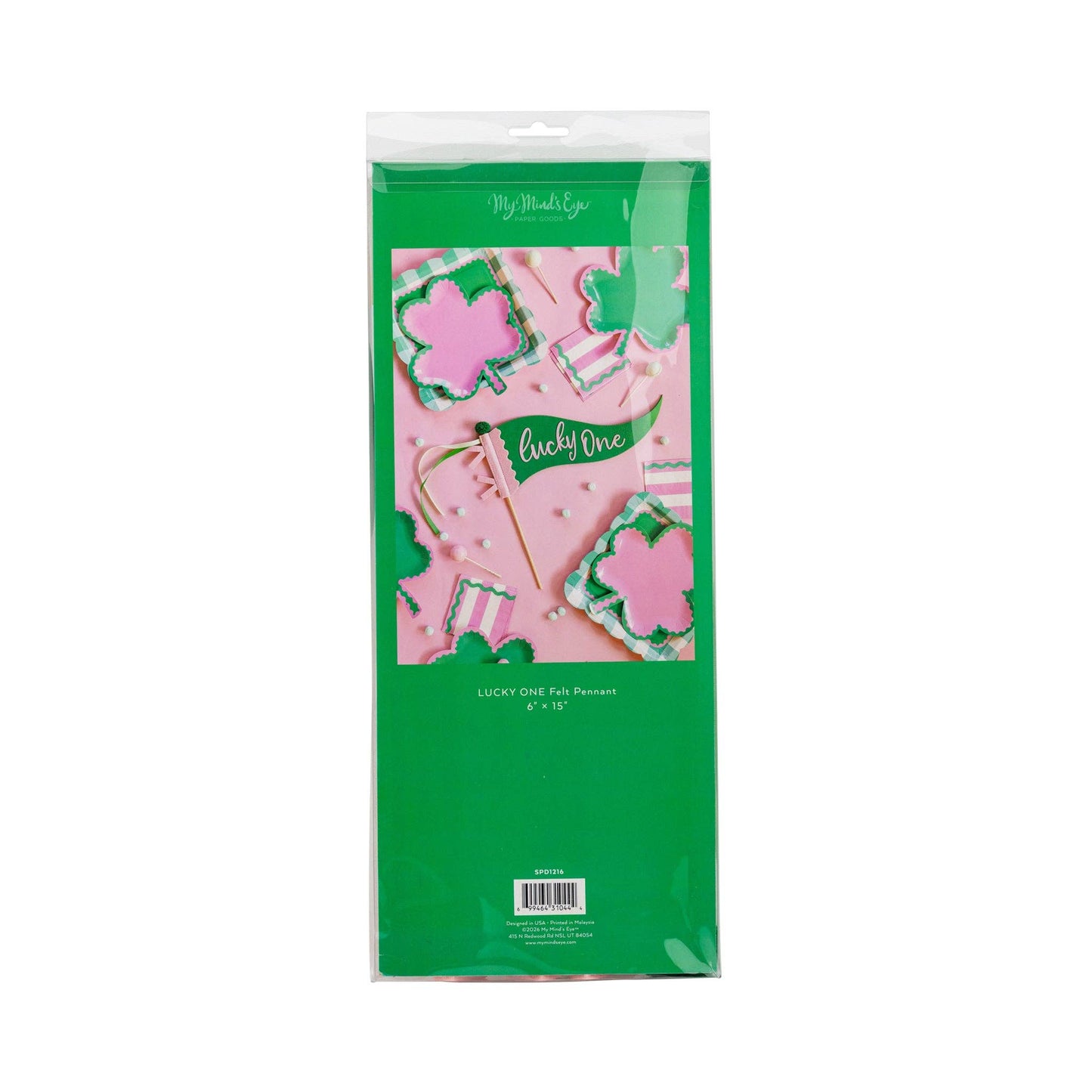 SPD1216 - Lucky One Felt Pennant - Persnickety Shop