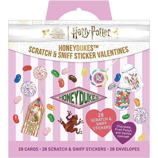 Harry Potter: Honeydukes Scratch & Sniff Sticker Valentines - Persnickety Shop