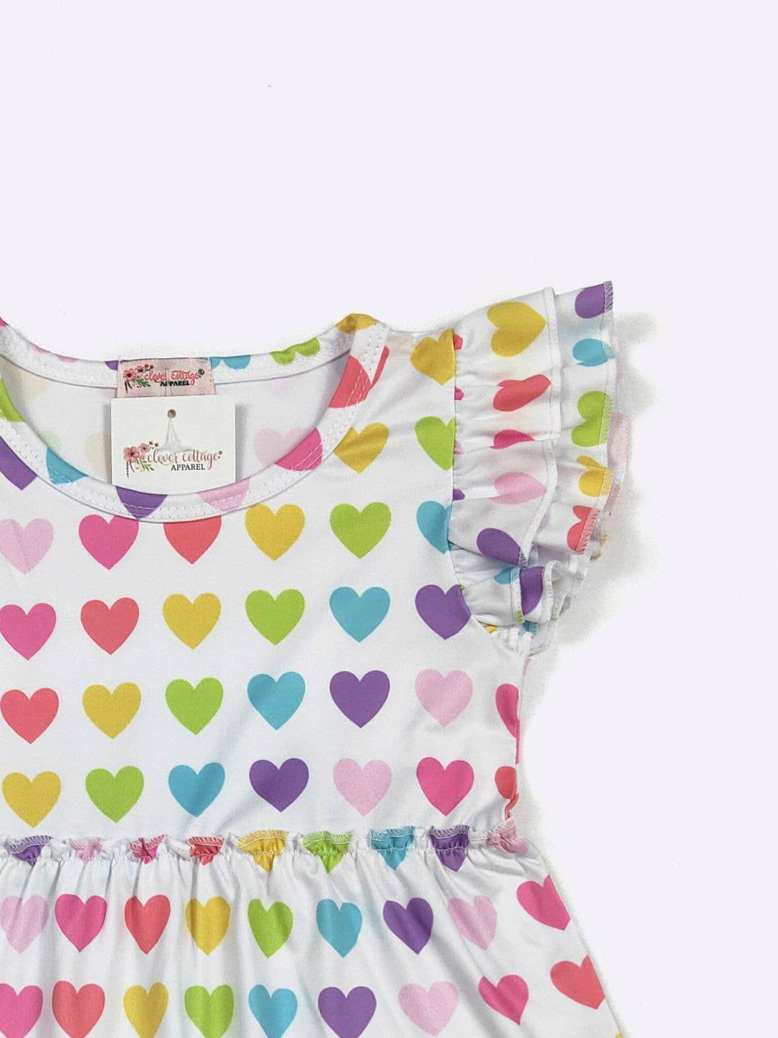 Bright Hearted Girls Dress Valentine