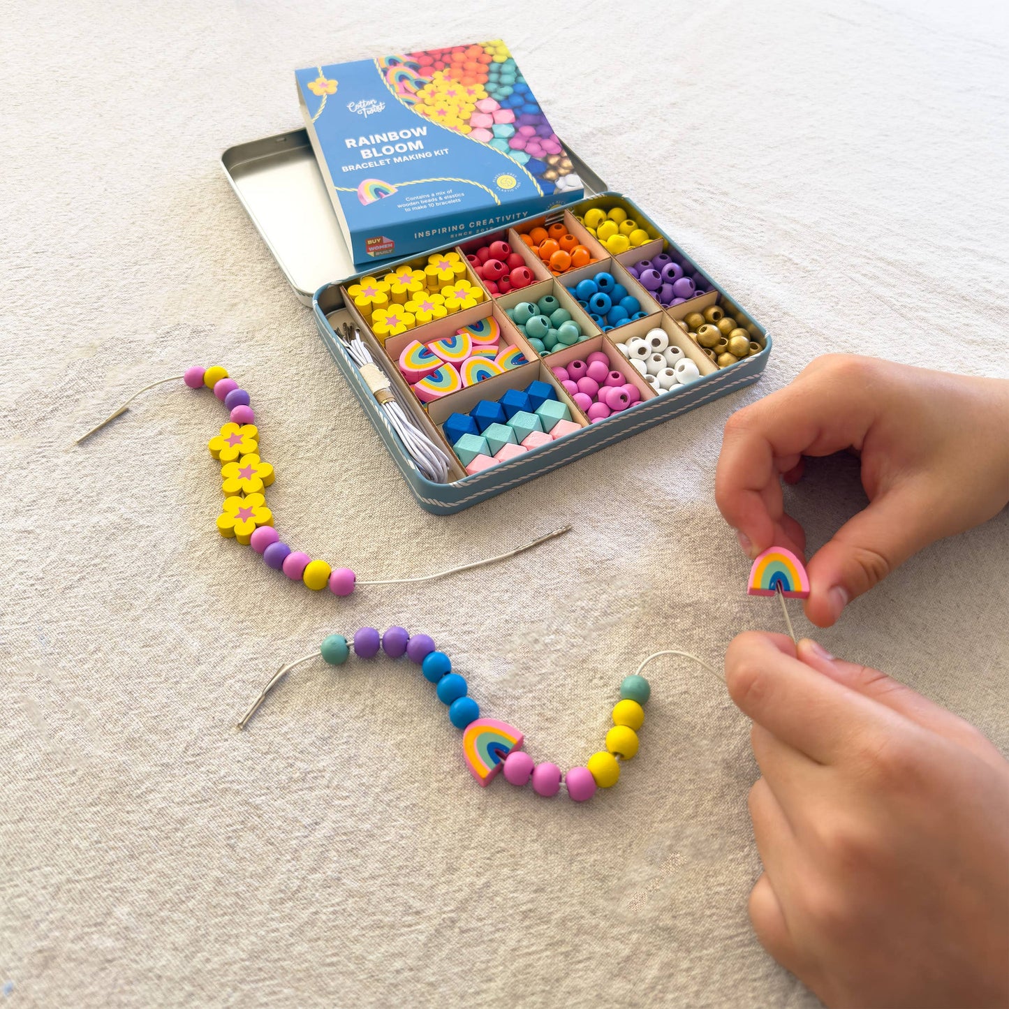 Rainbow Bloom Bracelet Making Kit